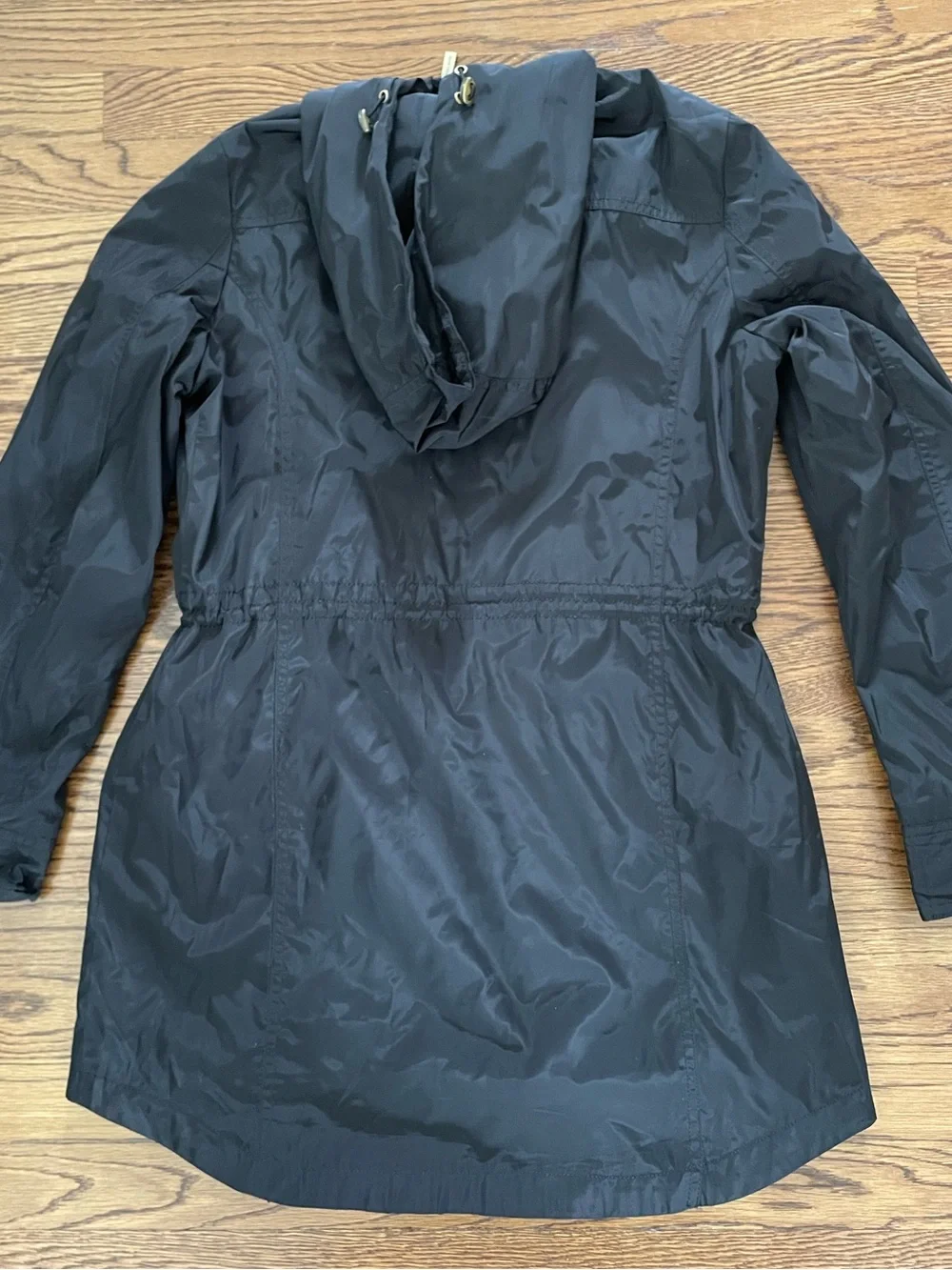 Michael Michael Kors Women’s Black Hooded Coat Jacket Windbreaker Size Small